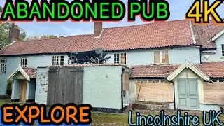 I explored a abandoned pub in Lincolnshire - The Dovecote, Swinderby - Urban Explore 4K Vlog