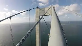Great Belt Bridge, Denmark - Cable walk