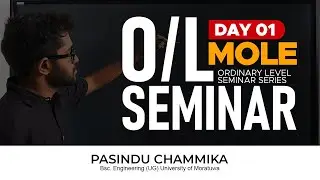 O/L Chemistry Seminar - Day 01 ( Mole ) | Zoom FULL