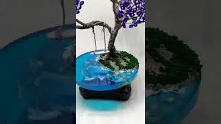 Дерево из бисера #бисер #бисероплетение #своимируками #рукоделие