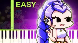 KPop Demon Hunters VS Friday Night Funkin' - EASY Piano Tutorial