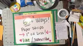 (687) 4️⃣ 60+ ways to use paper strips 1” or less Part 45 (221-225)