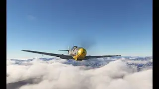 Bf109 flight Christchurch to Queenstown NZ (MSFS2020)