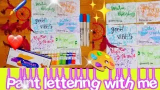 Paint Lettering With Me || Indonesia