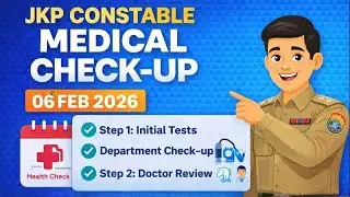 JKSSB MEDICAL UPDATE | JKP Constable Medical  test | JKSSB Medical test process
