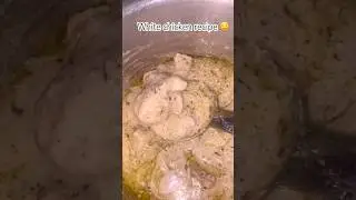 White chicken recipe 🤤@RampurkiLadki #white #chicken #korma #cooking #youtubeshorts