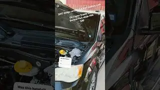 2017 Dodge Grand Caravan 3.6 L coolant leak, oil cooler hose leaking ￼ #dodge #maintenance #van #car