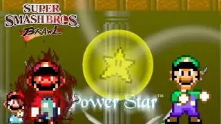 FNF PowerStar Mario + Super Smash Bros. Brawl