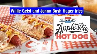 Willie and Jenna tries Guy Fieri&rsquo;s Apple Pie Hot Dog
