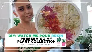 Planting with Jewelyn | Resin with me: Cacti bloom spring decorative piece | ILOVEJEWELYN