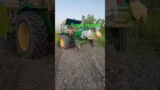 Moong Sowing By  Superseeder #johndeere #Super Seeder #Jagatjit machine