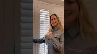 Safety tip: Sun down... Blinds facing up!