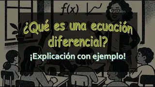 ¿Qué son las ecuaciones diferenciales? ¡Explicación con ejemplo!
