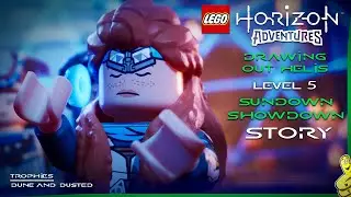 LEGO Horizon Adventures: Drawing Out Helis / Lvl 5 Sundown Showdown STORY - HTG