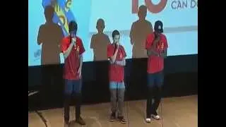 Rap Song on Nuclear Disarmament (Nicholas Sulis, Roger Pena, Kirk Pressley) i-School, New York