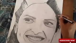 Deepika Padukone Pencil Sketch