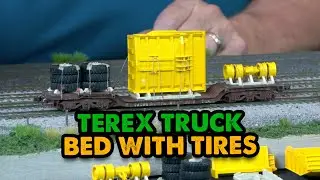Кузов грузовика Terex с шинами &mdash; масштаб HO