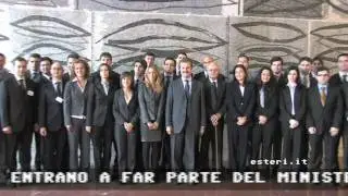 I 29 giovani diplomatici