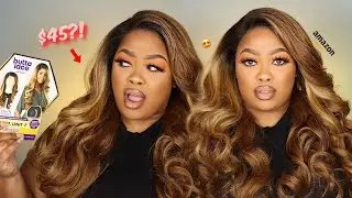 MUST SEE BLONDE SYNTHETIC AMAZON WIG INSTALL | SENSATIONNEL BUTTA UNIT 7