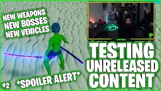 Testing Unreleased Content! #2 *SPOILER ALERT* *Katana & Biplane* | Alpha Version | Craftopia Items
