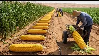 Desert Corn Farming Explained: How Sand Became a Green Field (Full Process)