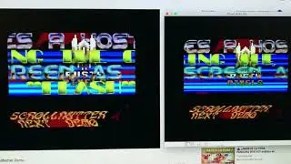 ZEsarUX emulator - Scrollnutter Next Demo