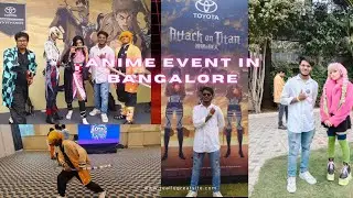 Anime event in Bangalore full fun #anime #event #cosplay 