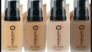 How to choose perfect shade Colors queen ultra definition long lasting waterproof foundation shades