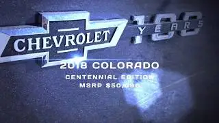 2018 Chevrolet Colorado *Centennial Edition* / Crew Cab, Short Box / Blue, Z71, 4X4 / 18n143
