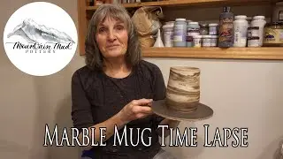 Pottery Marble Mug Throwing | Time Lapse #1