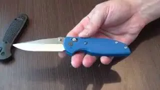 Касттомные накладки ArtGrip.  Benchmande Griptilian. Custome handle, scales.