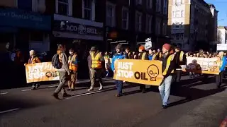 Just Stop Oil: Autumn 3-week protests - 3rd road day slow walk (7) (UK) - 15th/Nov/2023