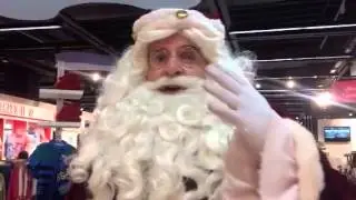 Santa les desea feliz navidad a los miembros de Soy Playense