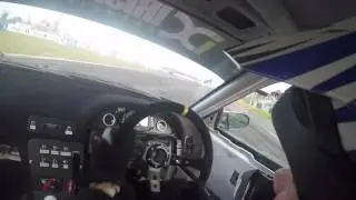 Team WKD Imports rocket bunny 180sx lead run at the Irish drift championship Saturday morning practi