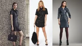 Amazing Leather Shirt Dress Just For You