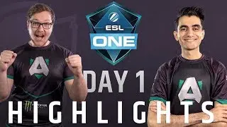ESL One Hamburg 2018 - Day 1 Highlights