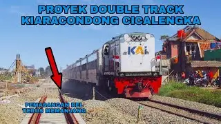 Rel Sudah Nyebrang Jalan Jelegong | Proyek double track kiaracondong cicalengka