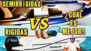 SEMIRR&Iacute;GIDAS vs RIGIDAS que barco es mejor? #barcos #barca  #semirrigidas #botes #boating #navegar 