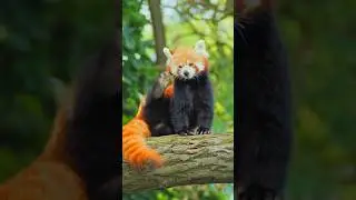 Wild Red panda animal beautiful photography #wildlife #redpanda #panda