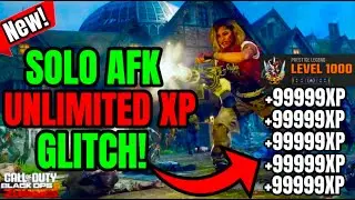 *DO THIS ASAP* SOLO AFK UNLIMITED XP GLITCH IN BLACK OPS 6! BO6 ZOMBIES UNLIMITED XP GLITCH SEASON 5