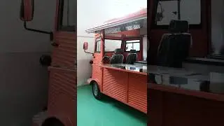 Oriental Shimao Electric driveable food truck, full of equipment inside,