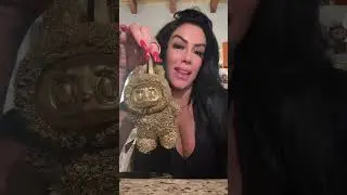 The only 24k gold Labubu in the world #labubu #youtube #viral
