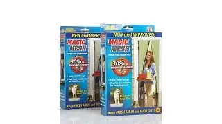 Magic Mesh HandsFree Magnetic Screen Door 2pack