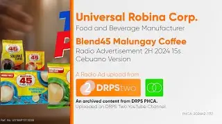 Blend45 Malungay Coffee Radio Ad 2H 2024 16s (in Cebuano)