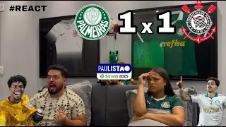 REACT REAÇÕES PALMEIRAS x CORINTHIANS | Casal Rivalidade