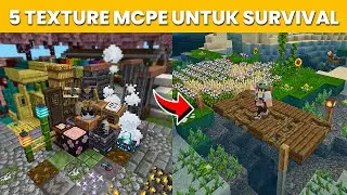 5 TEXTURE MCPE TERBAIK UNTUK SURVIVAL MINECRAFT 1.20/1.21