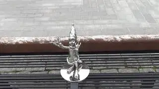 Nalliainen Sculpture at Kuopio city center market place 🧝 Nalliainen Patsas Kuopion Tori | Europe EU
