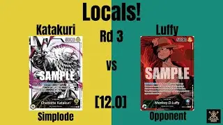 OP03 Y Katakuri is a BEAST in OP12! | Locals Rd 3 vs EB02 Luffy! | One Piece Card Game