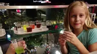 International Soda flight at Disney Springs Coke Store Rooftop Beverage Bar