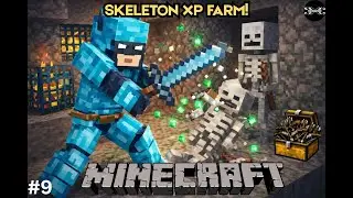 Minecraft Skeleton XP Farm 🔥 | Diamond Armor Me Skeleton Farming (Easy XP!)